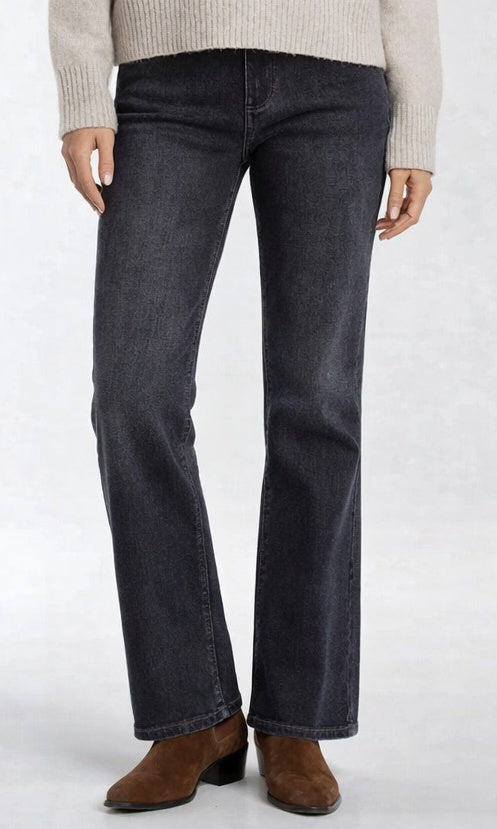 Mid-Rise Slim Bootcut Jeans