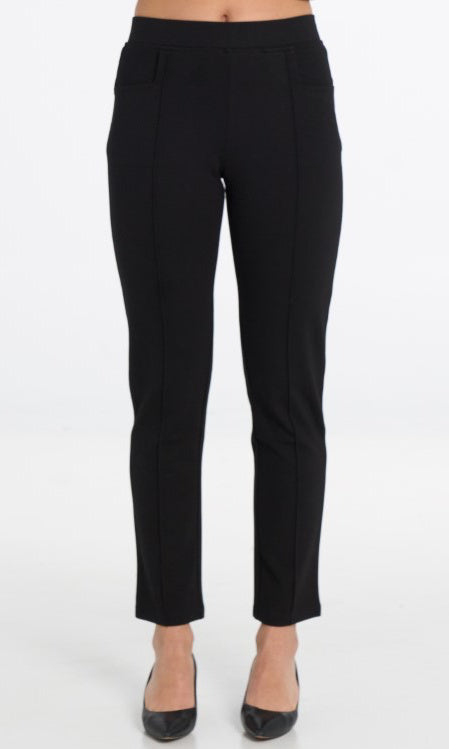 Seamed Pull On Ankle Pant