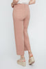 Person wearing pink pants on a white background
