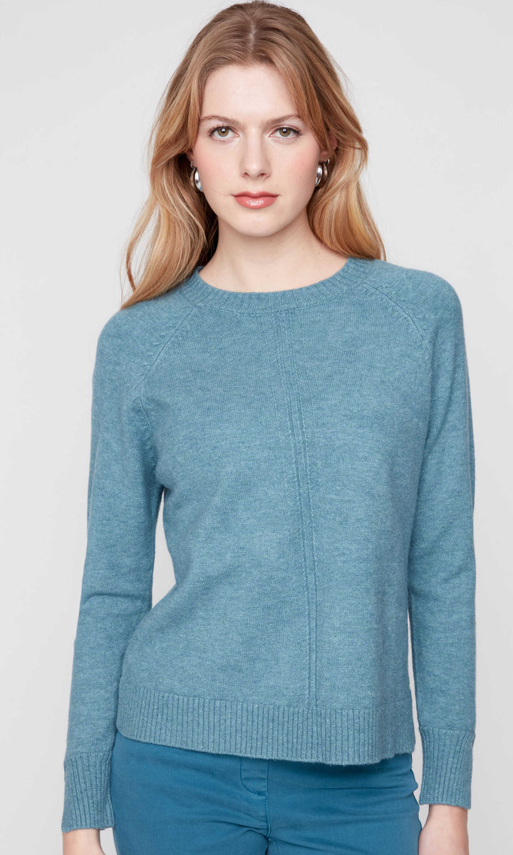 Center Seam Raglan Sweater