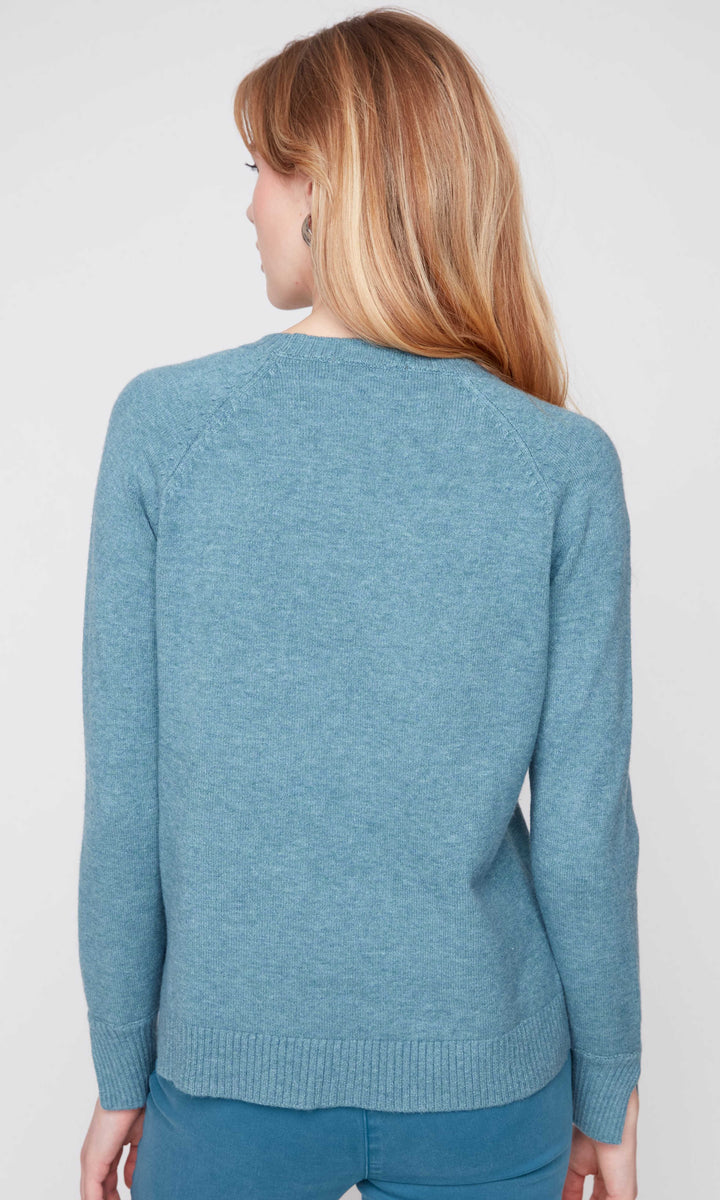 Center Seam Raglan Sweater