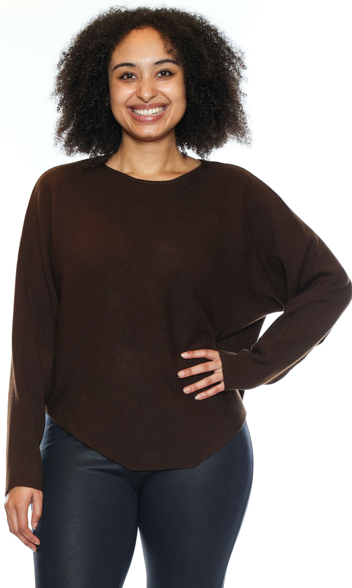 Soft Curve Dolman Knit Sweater