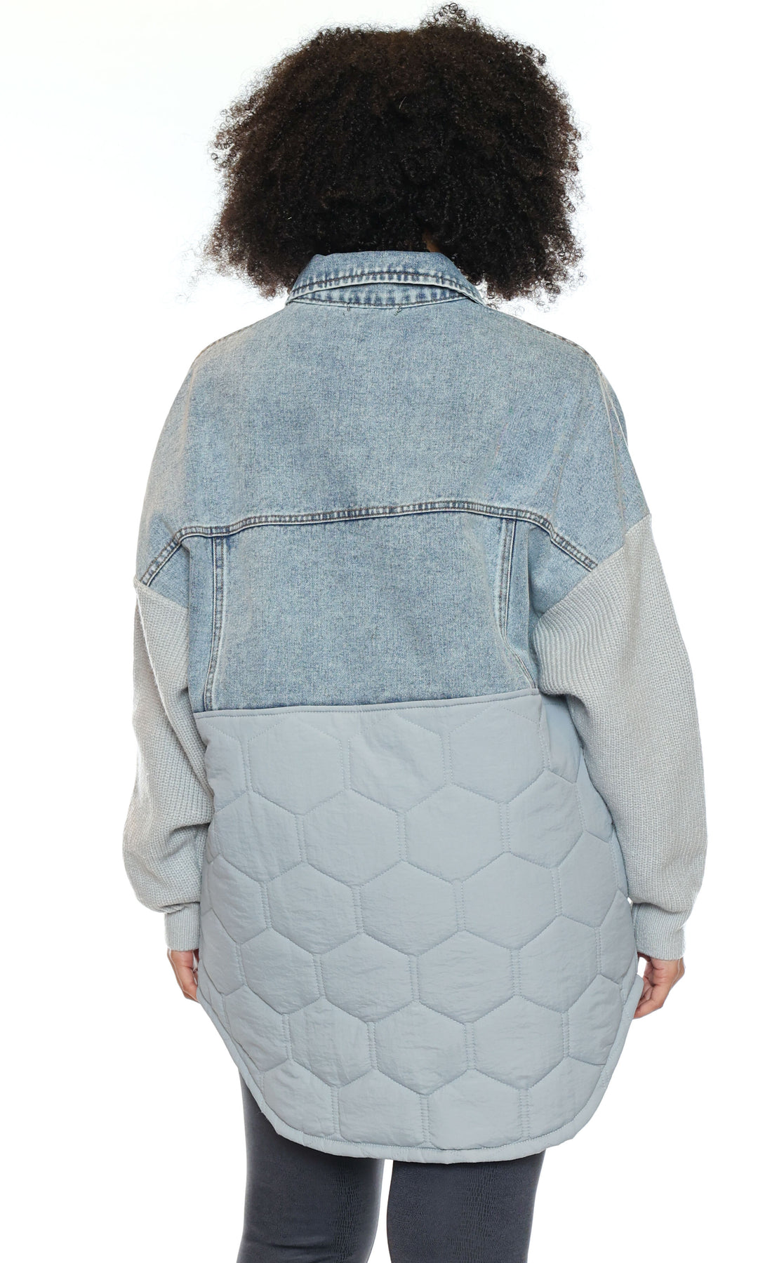 Mixed Media Quilted Jacket