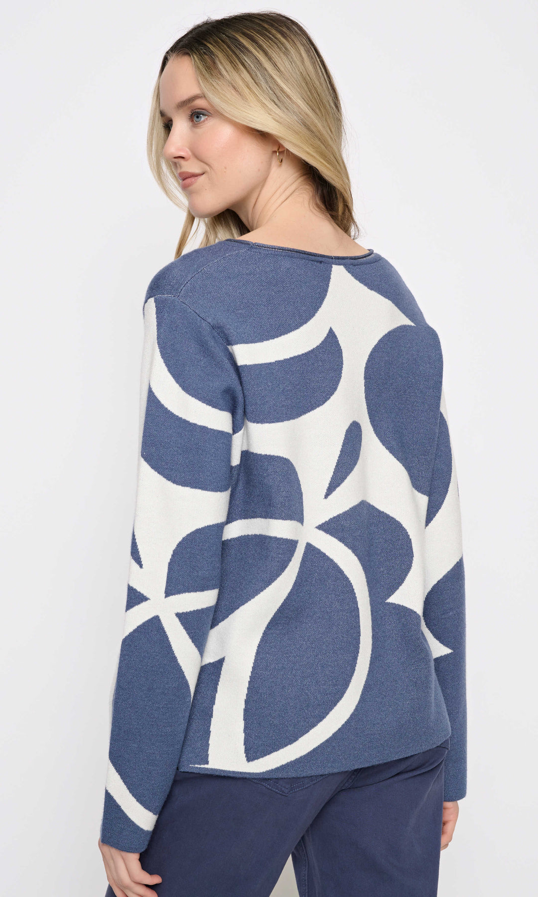 Abstract Statement Knit Sweater
