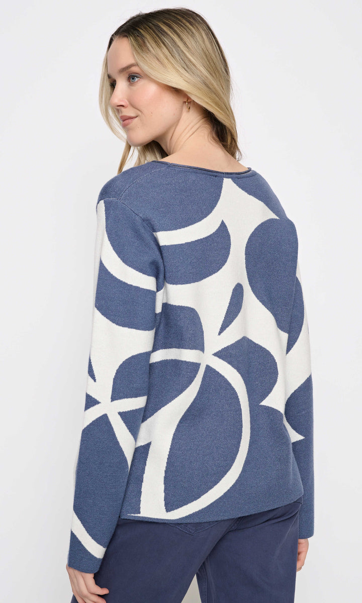 Abstract Statement Knit Sweater