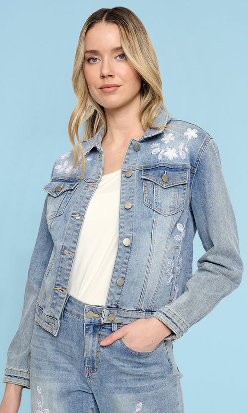 Embroidered Denim Jacket