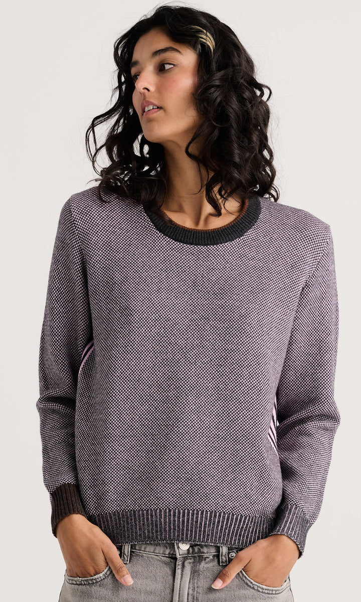 Textured Cashmere Blend Sweater