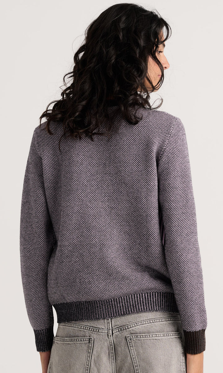 Textured Cashmere Blend Sweater