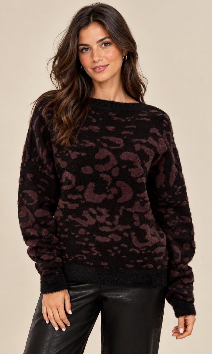 Wear-Two-Ways Animal Print Cardigan