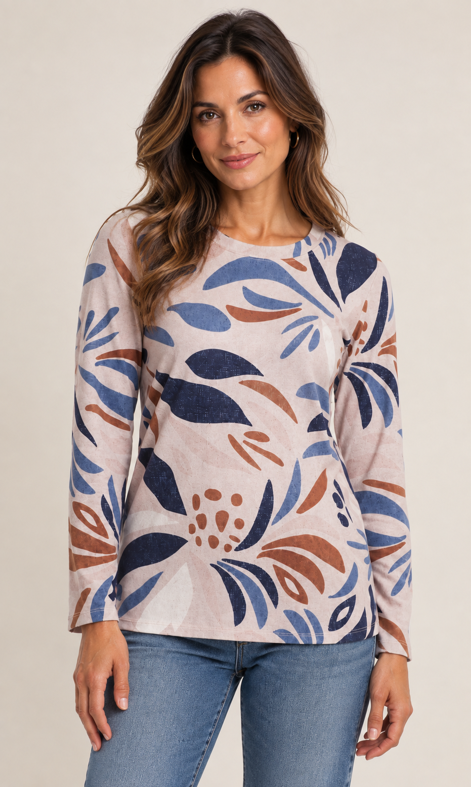 Paper Garden Print Top