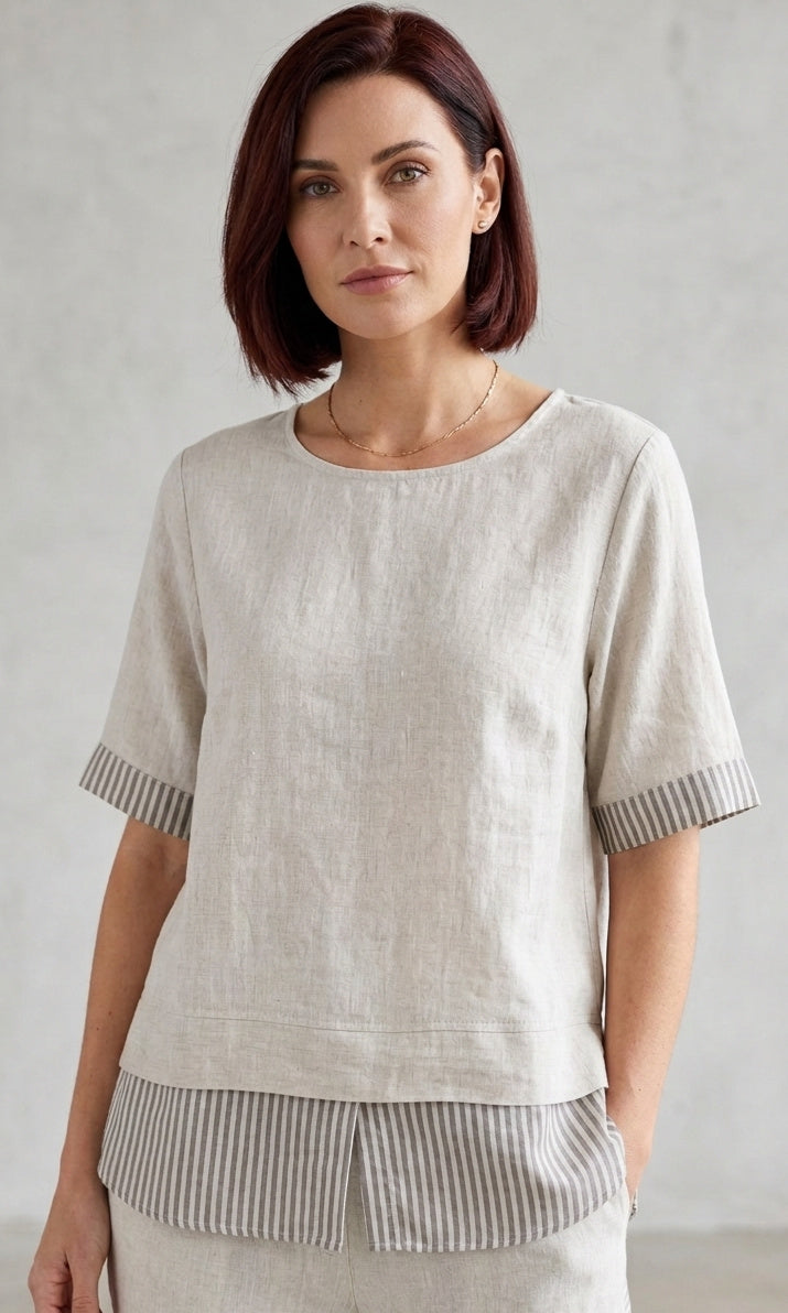 Linen Fooler Top