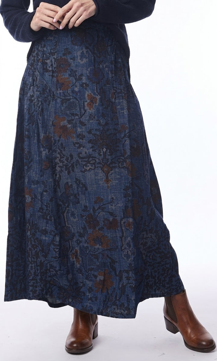 Organic Cotton Floral Maxi Skirt