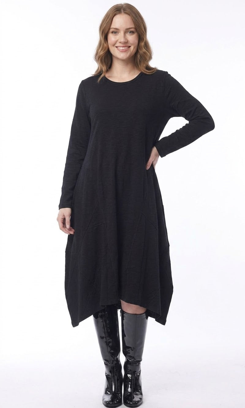 Organic Cotton Cocoon Midi Dress