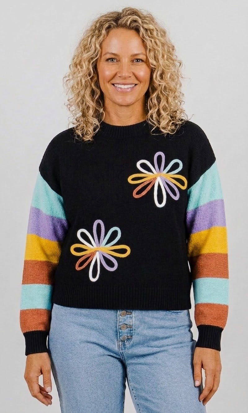 Soutache Detail Sweater