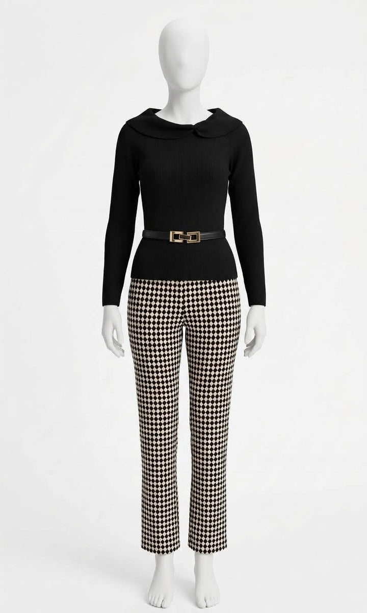 Geometric Clasp Adjustable Belt