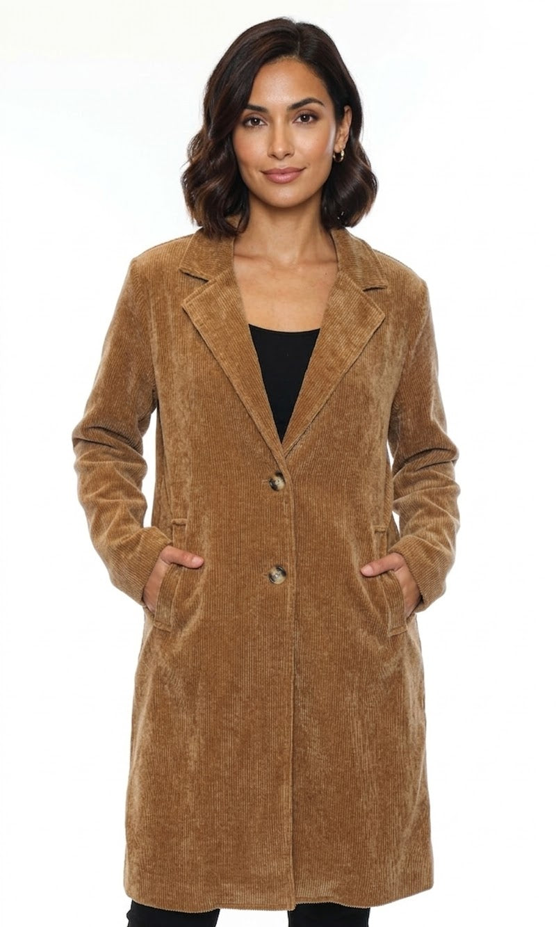 City Edit Corduroy Coat