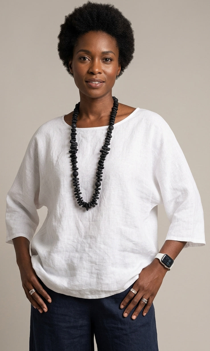 Relaxed Cotton Knit Top